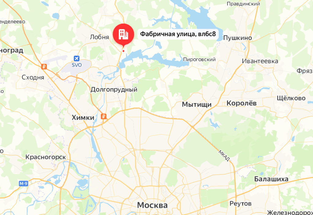 Московская обл., г.о. Мытищи, посёлок Птицефабрики, ул. Фабричная, вл. 6, стр. 8