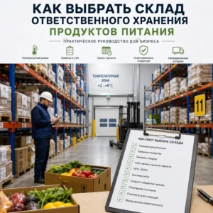 Как выбрать склад ответственного хранения продуктов питания: практическое руководство для бизнеса